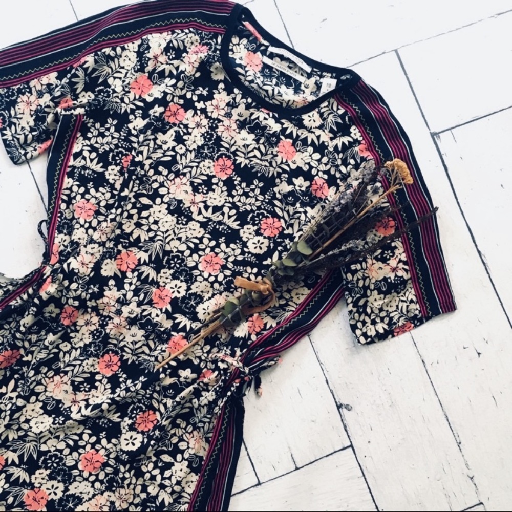 scotch & soda cinch waist dress